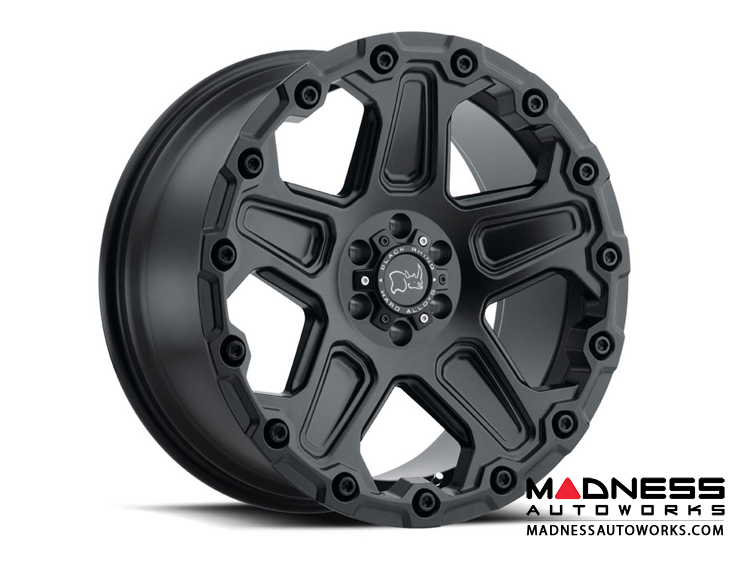 Jeep Custom Wheels (1) - Black Rhino - 20 x 9.5 - Cog - Matte Black 